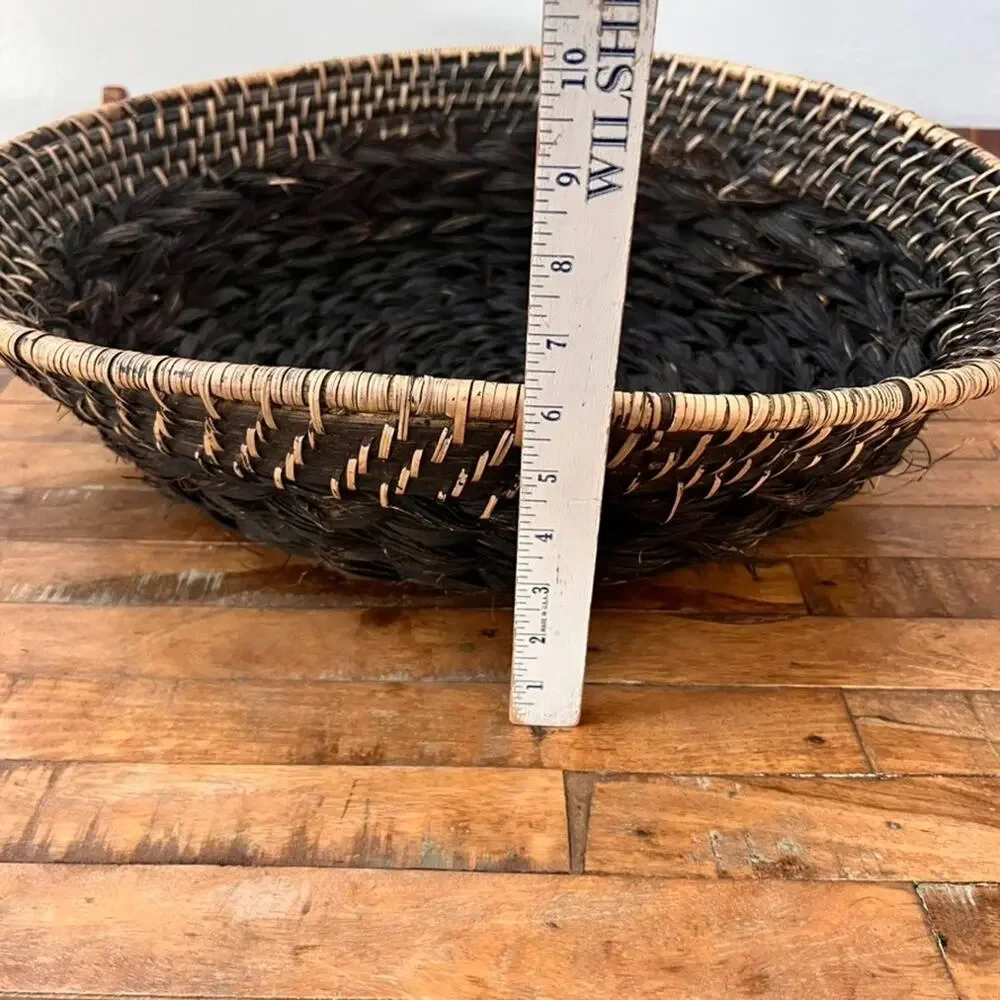 Handwoven Large Rattan Wicker Basket 21